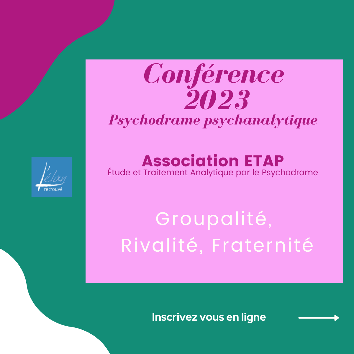 Conférences au Psychodrame 2023